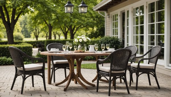 Ensemble table et chaise extérieur : trouvez votre style idéal